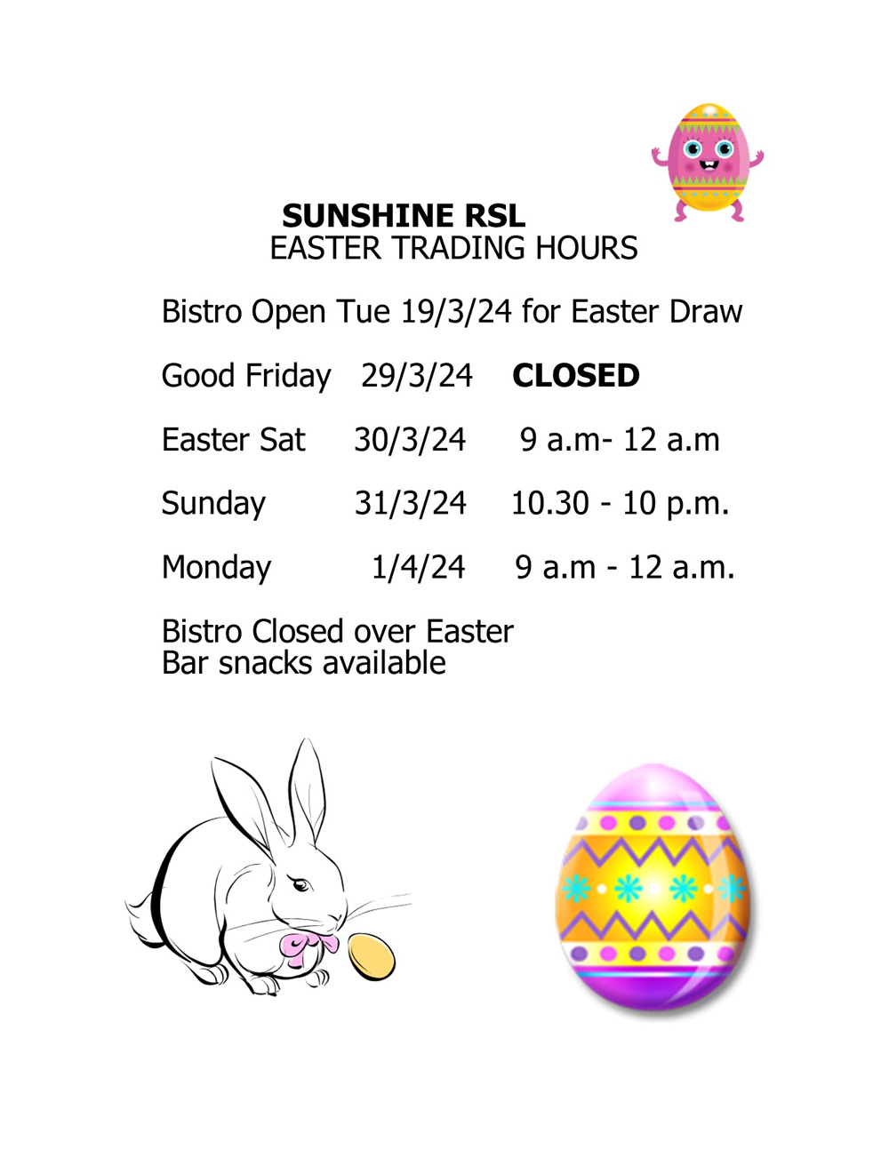 2024 02 easter hours poster